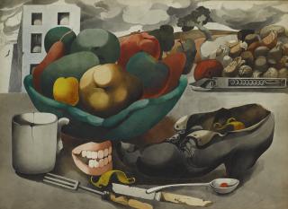 Edward Burra - Still Life, With Teeth