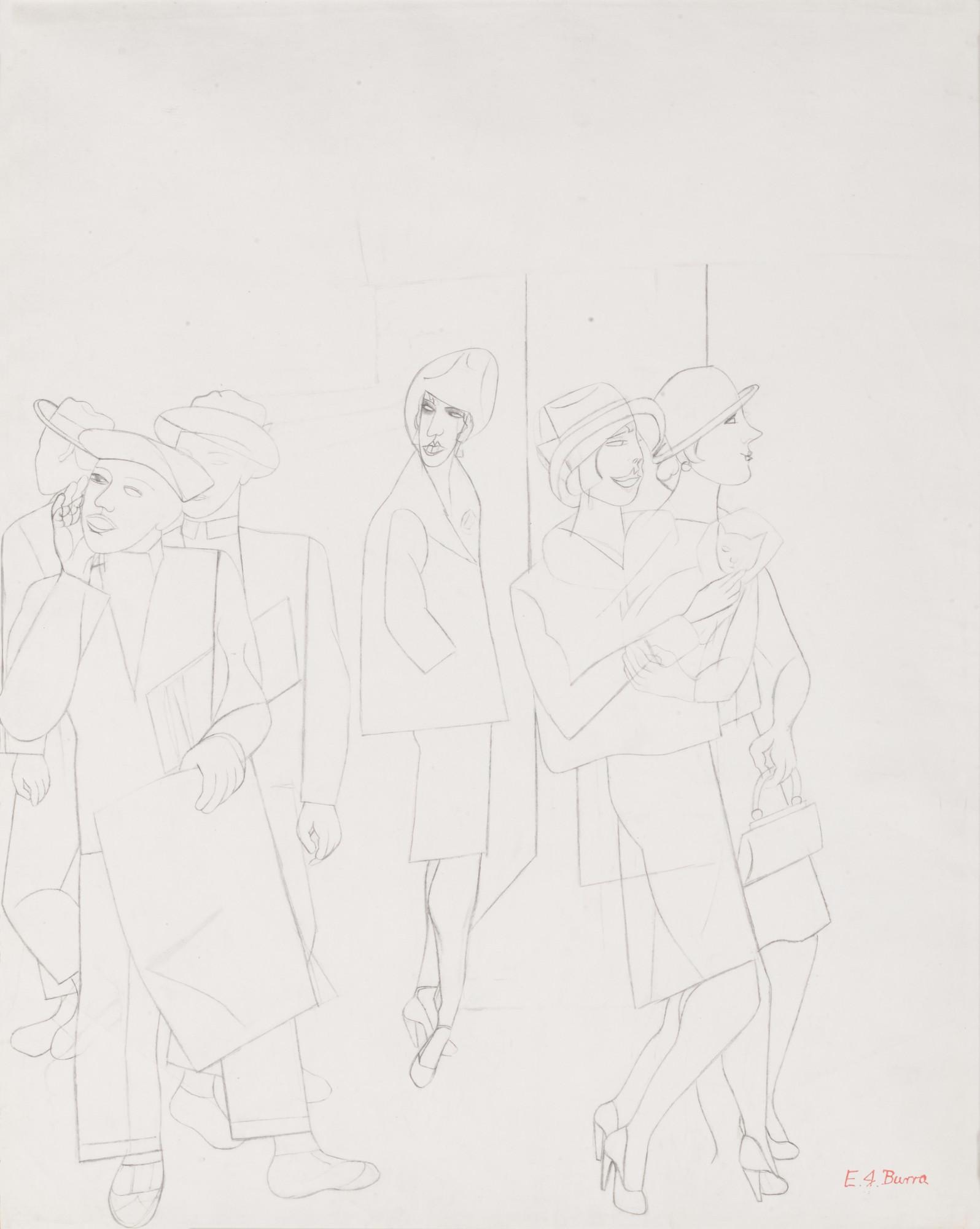 Edward Burra - Street Scene