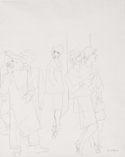 Edward Burra - Street Scene