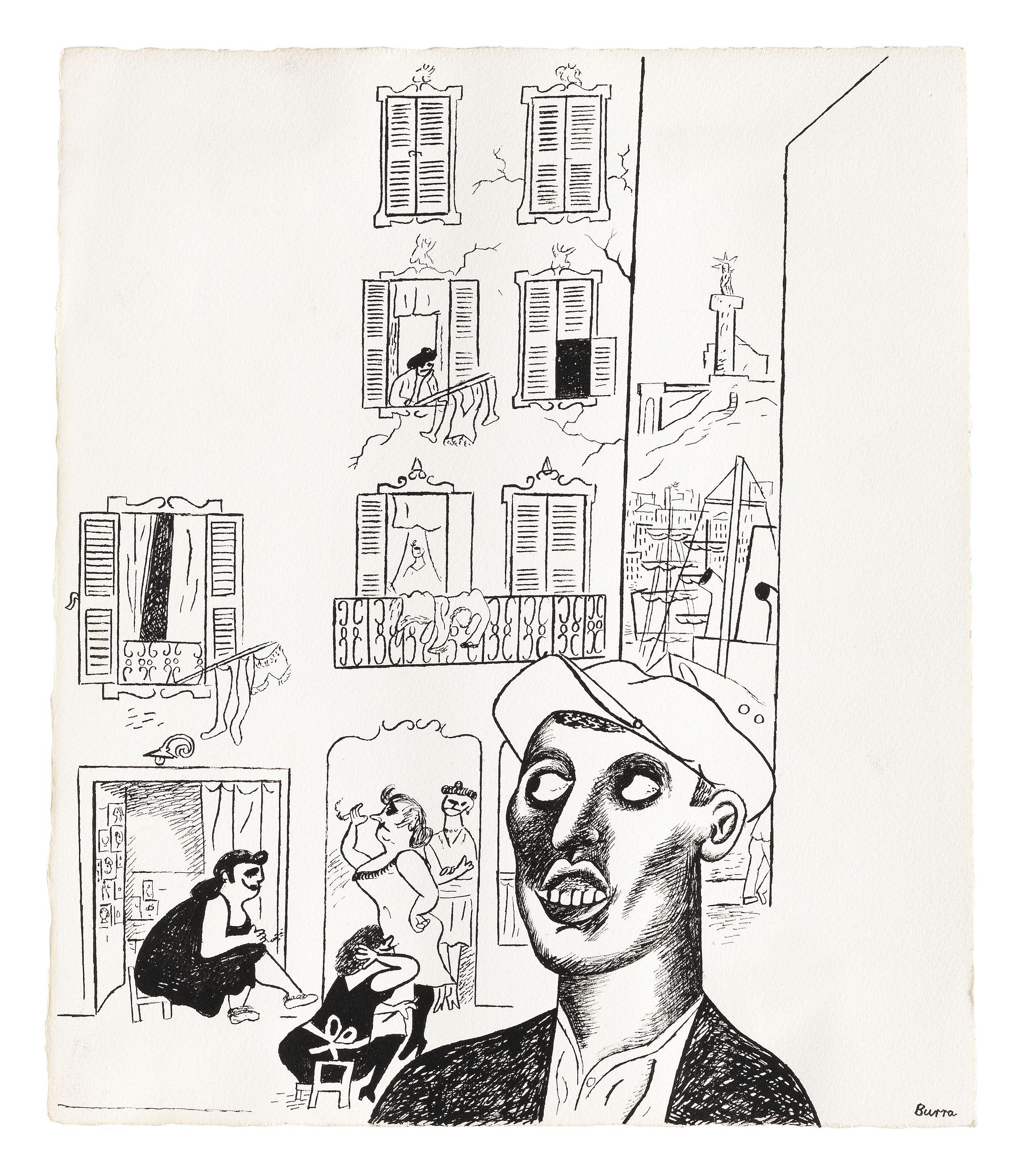 Edward Burra - The Bordello