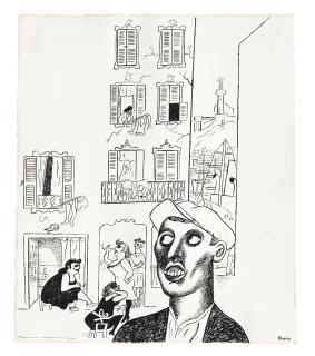 Edward Burra - The Bordello