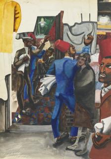 Edward Burra - The Clothes Shop (Bazaar)