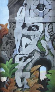 Edward Burra - The Tomb