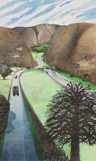 Edward Burra - Wye Valley No. 2