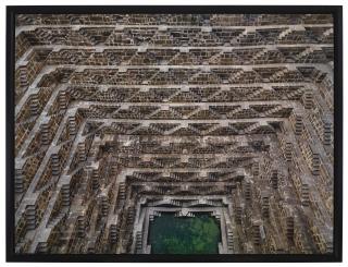 Edward Burtynsky - Stepwell #3, Chand Baori, Abhaneri, Rajasthan, India, 2010