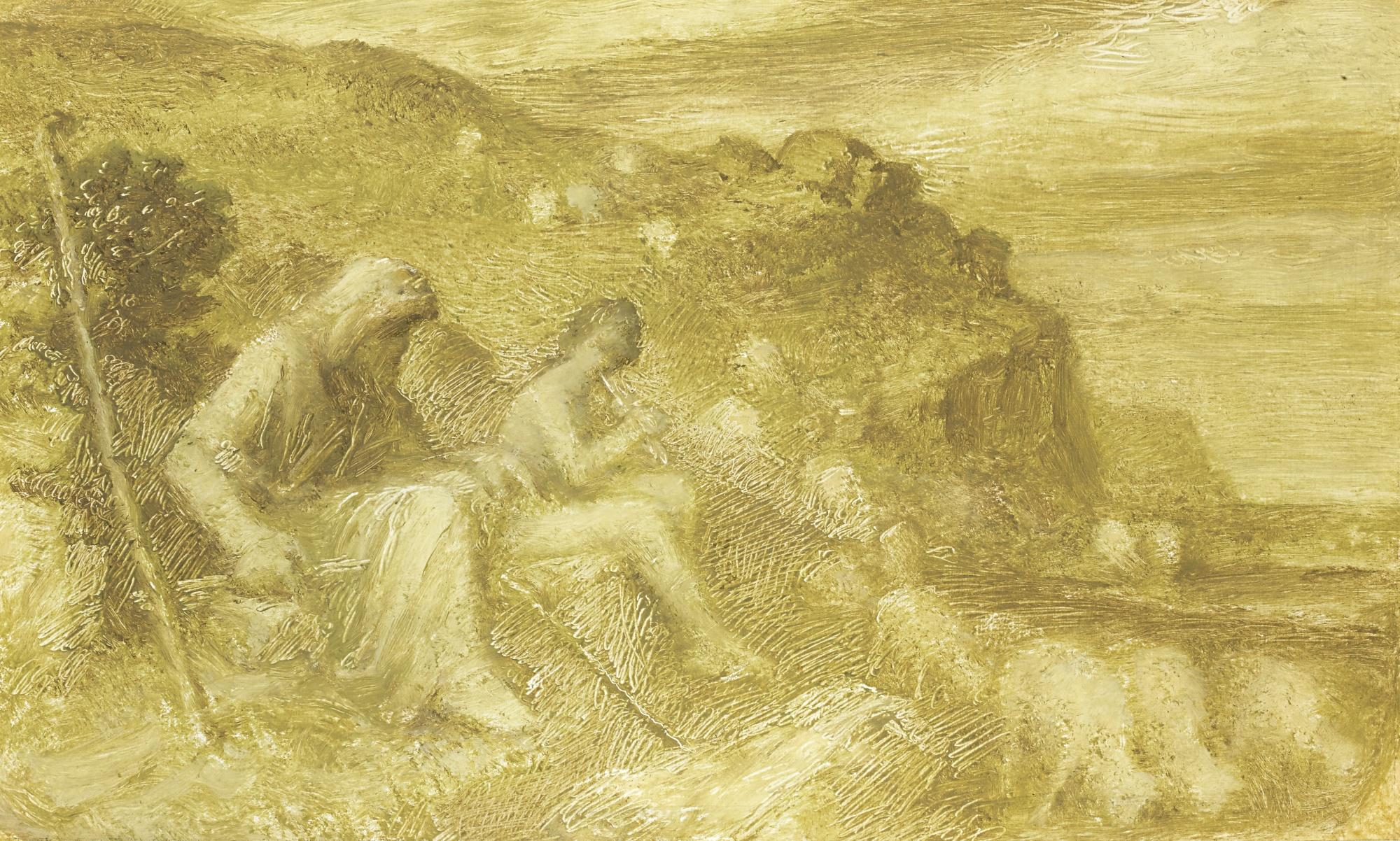 Edward Calvert - Iasius, The Old Arcadian, Teaching The Mysteries Of Demeter