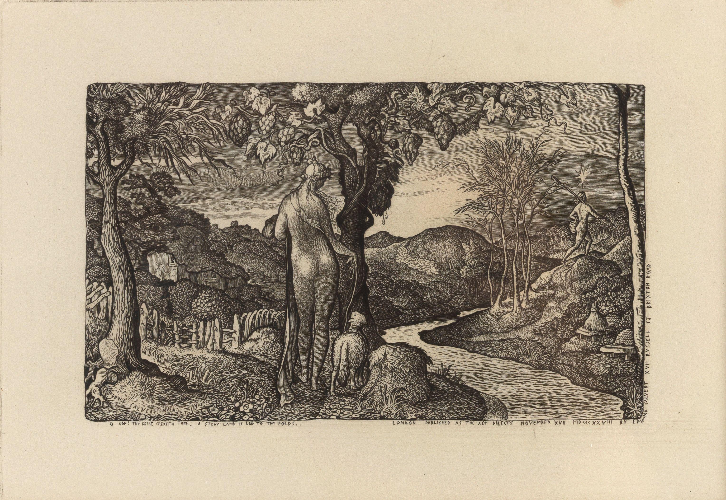 Edward Calvert - The Bride, from A Memoir of Edward Calvert Artist by his Third Son