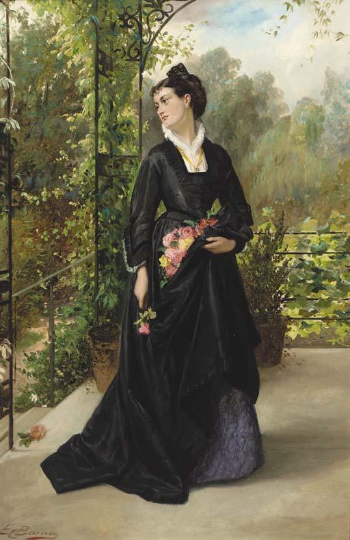 Edward Charles Barnes - The lady in the arbour