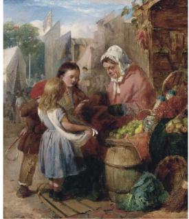 Edward Charles Barnes - The market fair