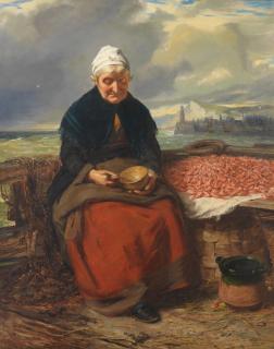 Edward Charles Barnes - The old shrimp seller