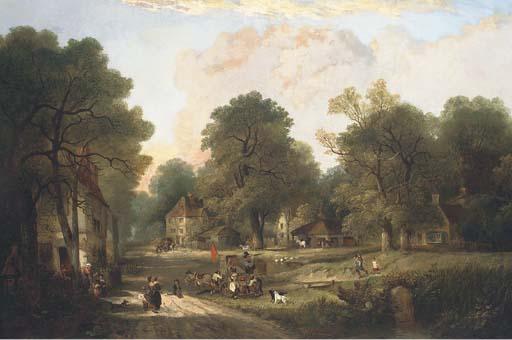 Edward Charles Williams - A Village In The New Forest