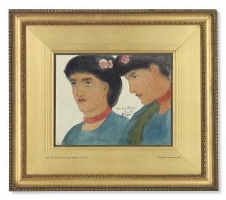 Edward Clifford - Miss Eva Parker, Kilauea, Hawaiian Islands, 1889