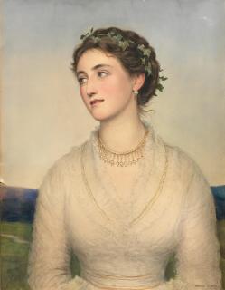 Edward Clifford - Portrait of Constance Gwladys Robinson (née Herbert), Marchioness of Ripon