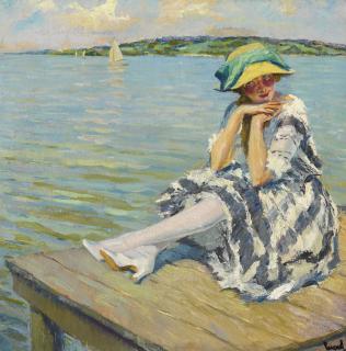 Edward Cucuel - American ihr Lieblingsplatz (Her Favourite Spot)
