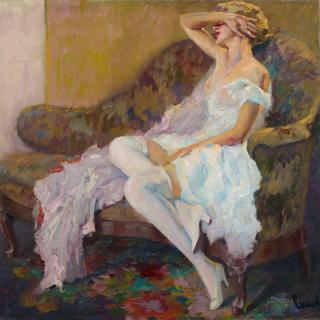 Edward Cucuel - Im Atelier