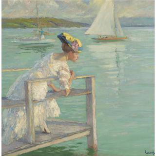 Edward Cucuel - On the Dock