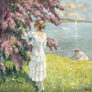 Edward Cucuel - Unter dem Rotdorn