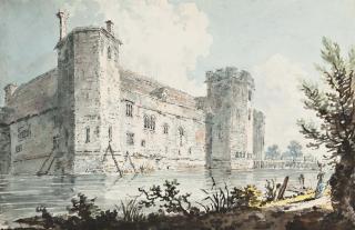 Edward Dayes - View of Wingfield Castle, Wingfield, Suffolk