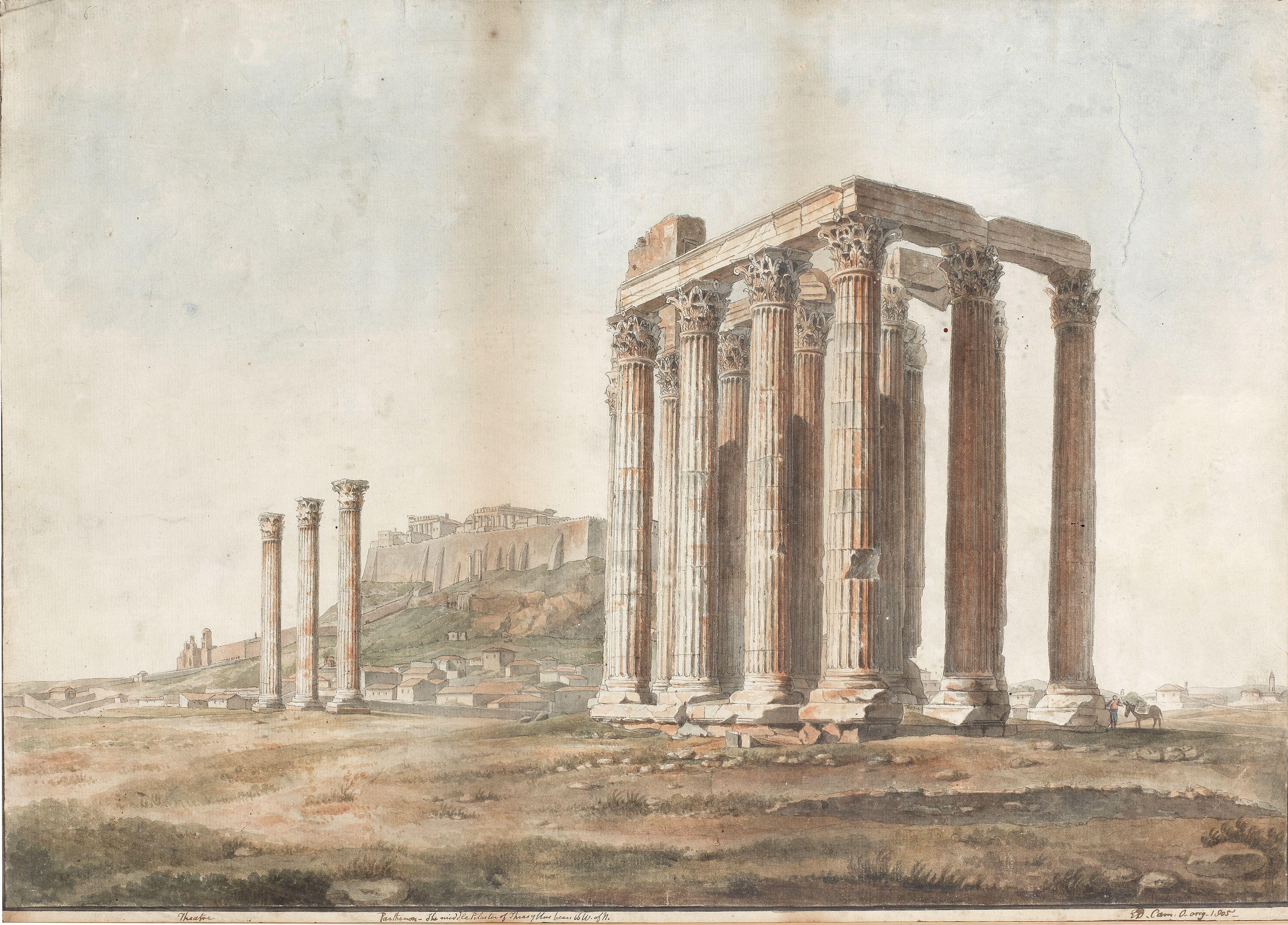 Edward Dodwell - The Parthenon, Athens