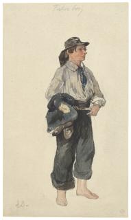 Edward Duncan, R.W.S. - A fisherboy