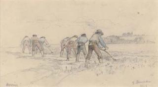 Edward Duncan, R.W.S. - Mowing