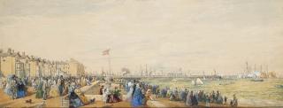 Edward Duncan, R.W.S. - Regatta off Lowestoft
