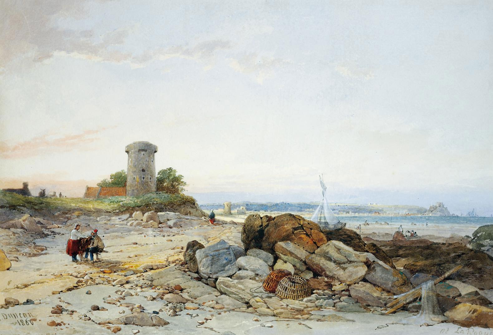 Edward Duncan - At La Roque, Jersey