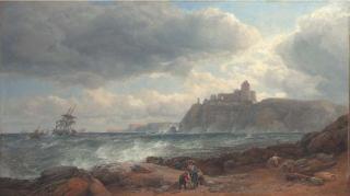Edward Duncan - Tantallon Castle, coast of Haddingtonshire