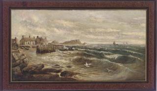 Edward F.D. Pritchard - Fishing Boats Preparing To Moor, Grimby Harbour