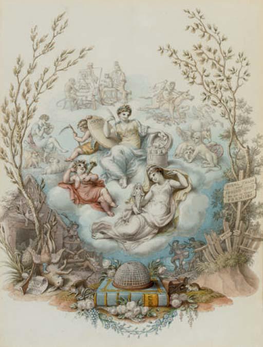 Edward Francis Burney - Design for the frontispiece of an album