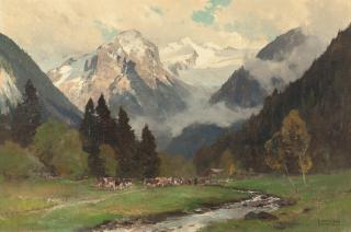 Edward Harrison Compton - Alpine Landschaft