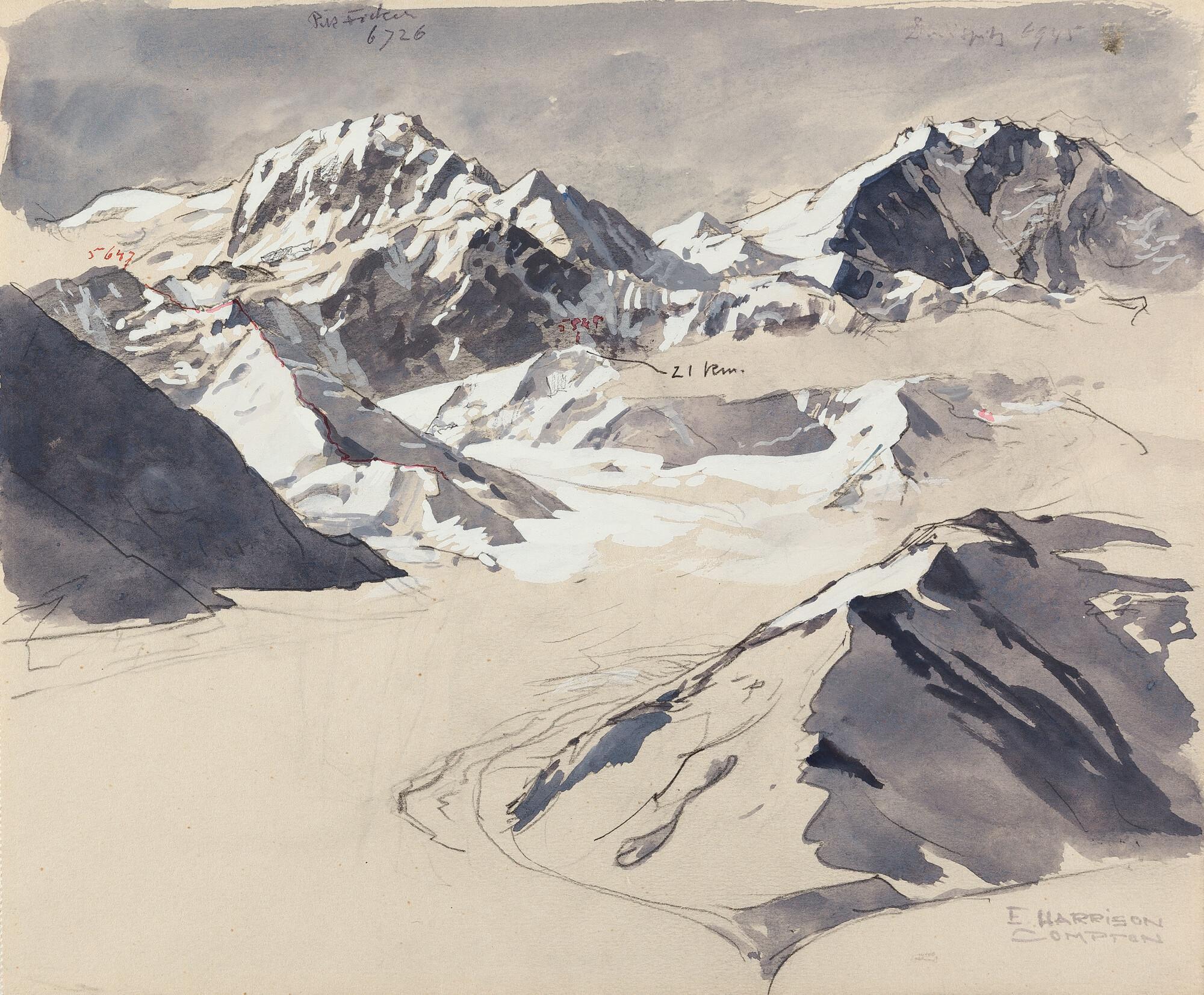 Edward Harrison Compton - Hochgebirge