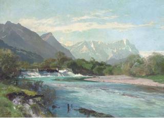 Edward Harrison Compton - The Edge of The Alps