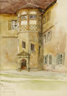 Edward Harrison Compton - Tübinger Schlosshof