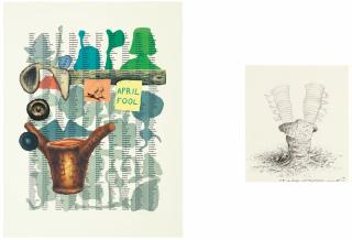 Edward Henderson - Untitled (Empty Maybe) & Untitled (April Fool) (Two Works)