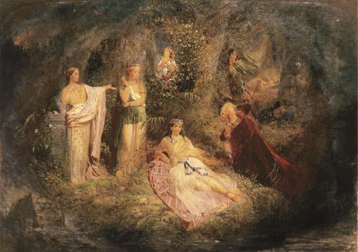 Edward Henry Corbould - A Dream of Fair Women