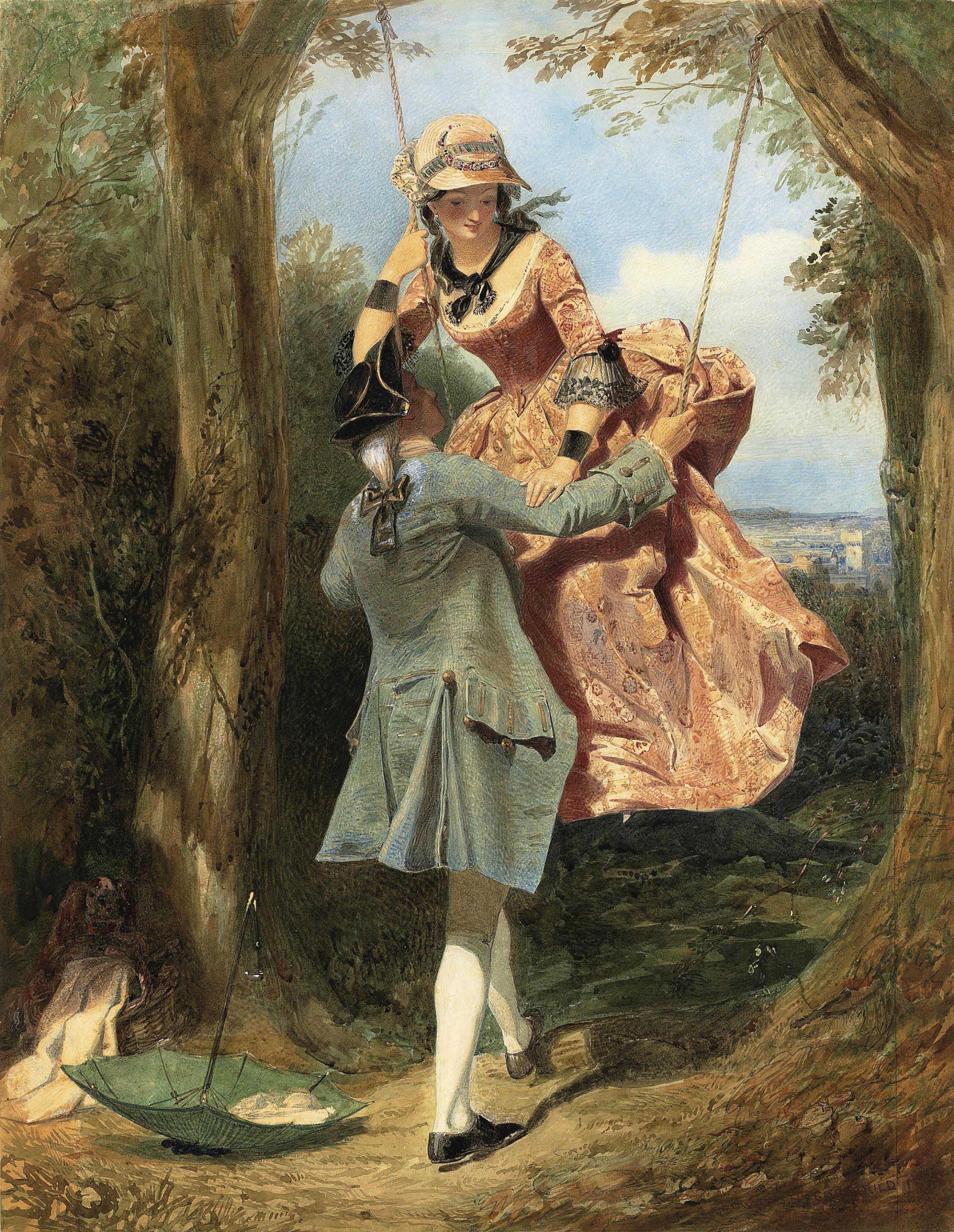 Edward Henry Corbould - The Swing