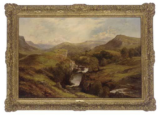 Edward Henry Holder - A river winding through an extensive landscape