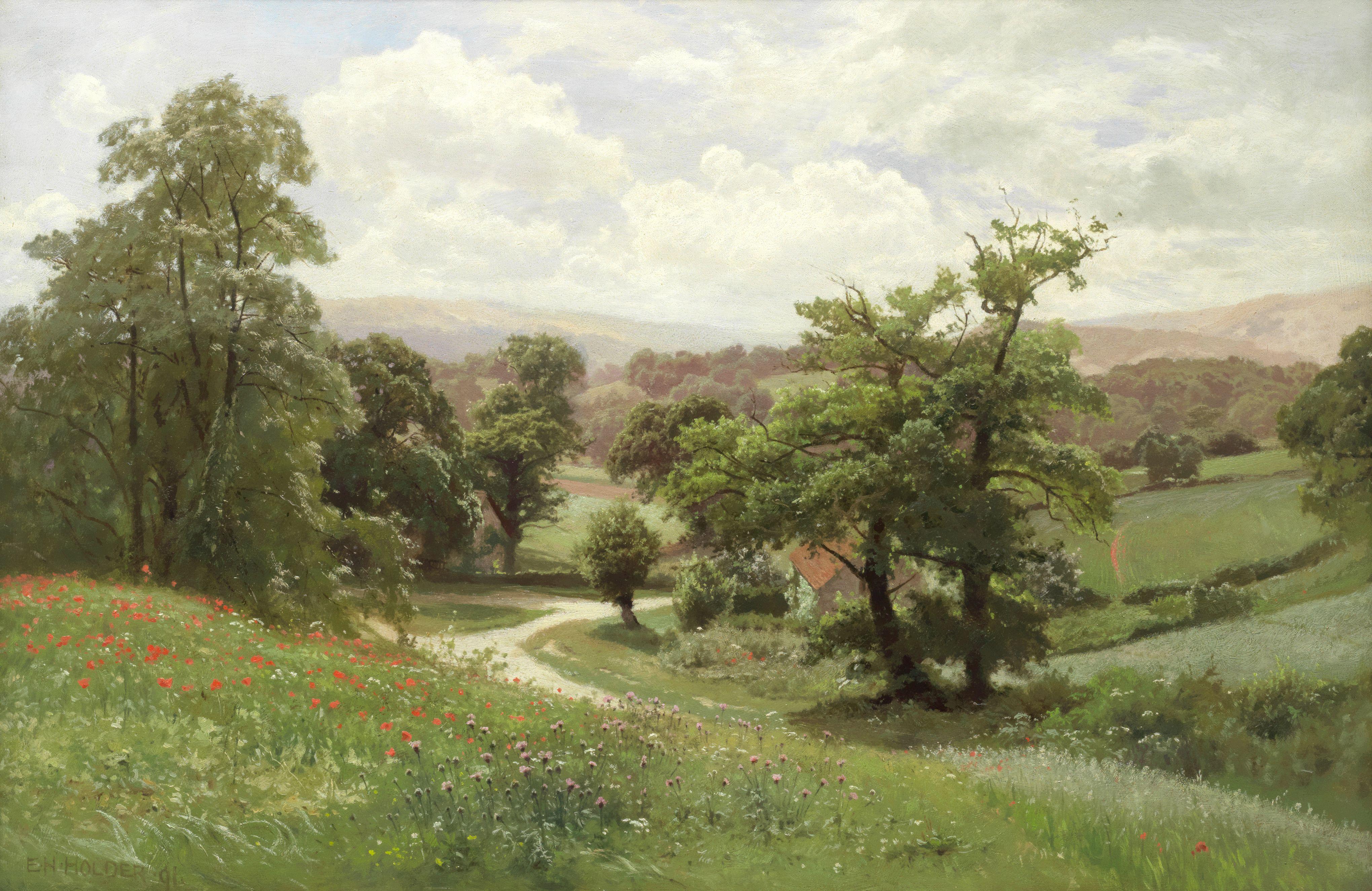 Edward Henry Holder - July in Surrey