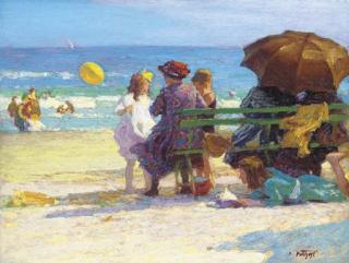 Edward Henry Potthast - A Family Outing
