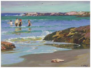 Edward Henry Potthast - Low Tide