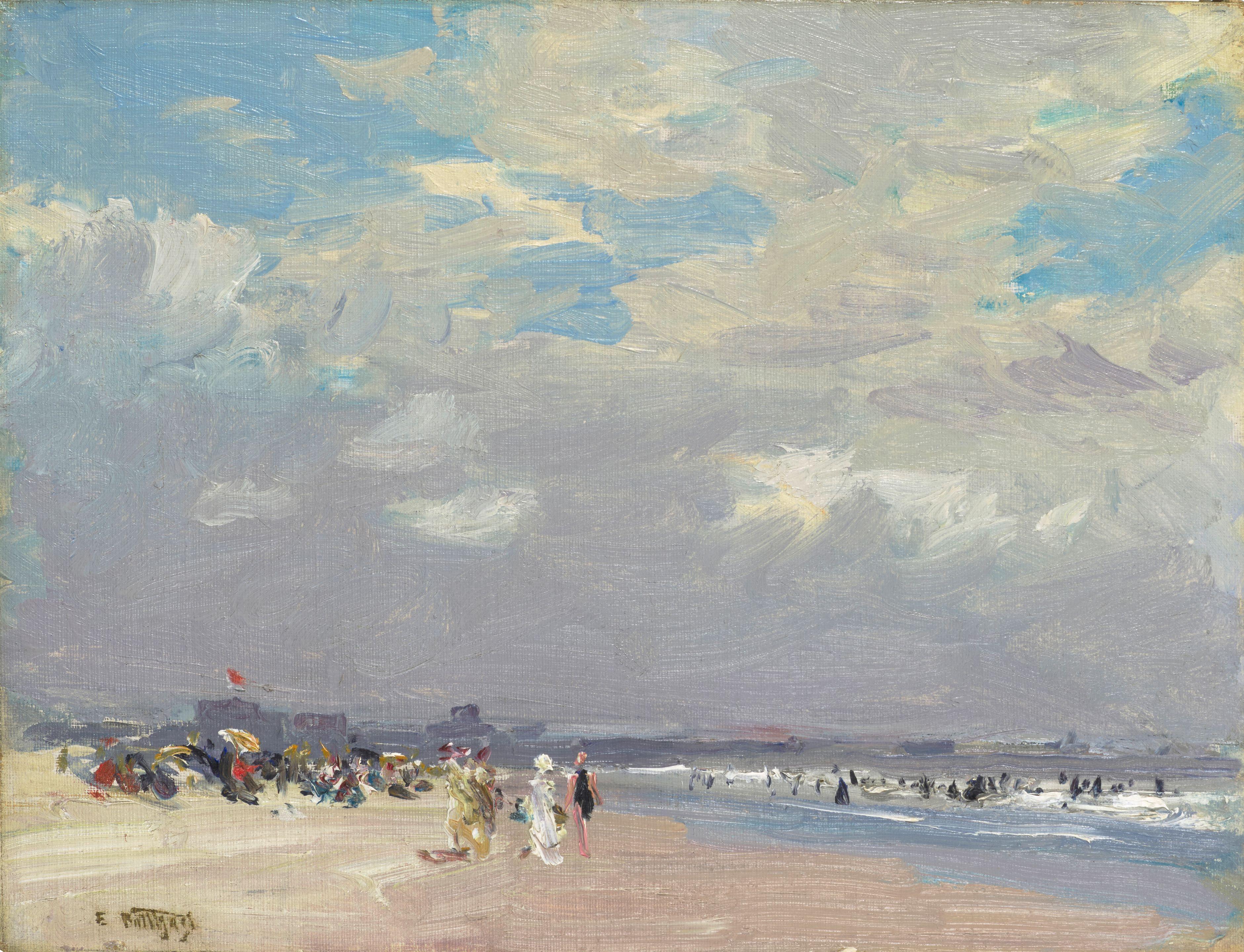 Edward Henry Potthast - Rockaway Beach