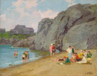 Edward Henry Potthast - The Bathing Hour