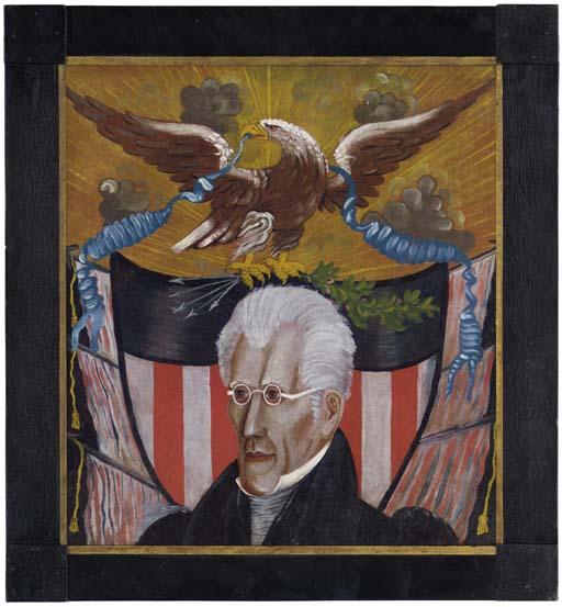Edward Hicks - Portrait of Andrew Jackson
