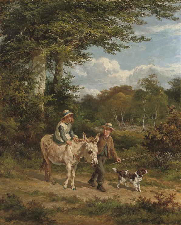 Edward Holmes, R.B.A. - Through The Forest