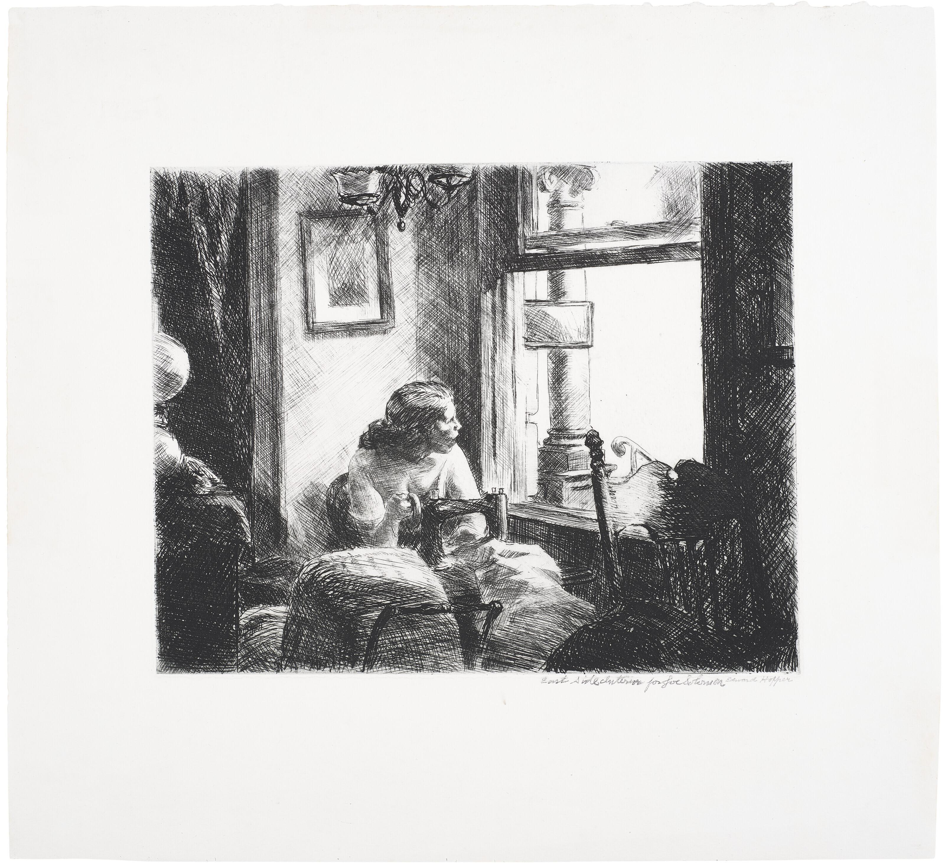 Edward Hopper - East Side Interior