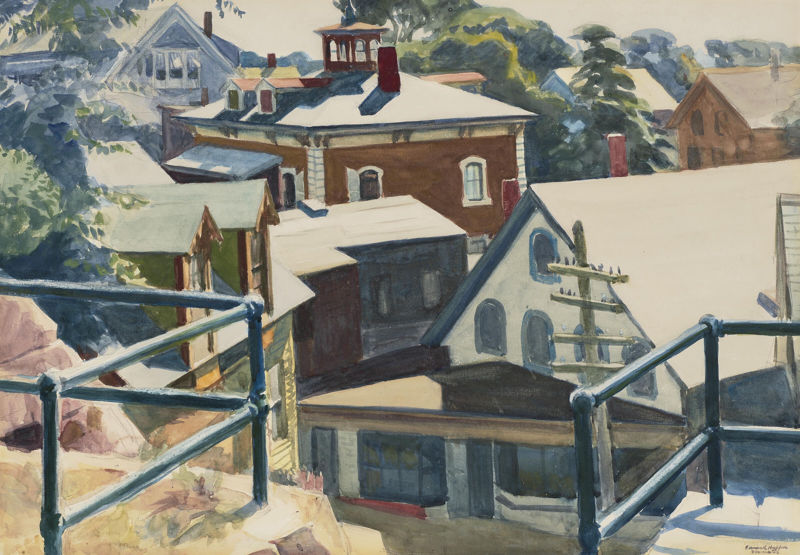 Edward Hopper - Gloucester Roofs