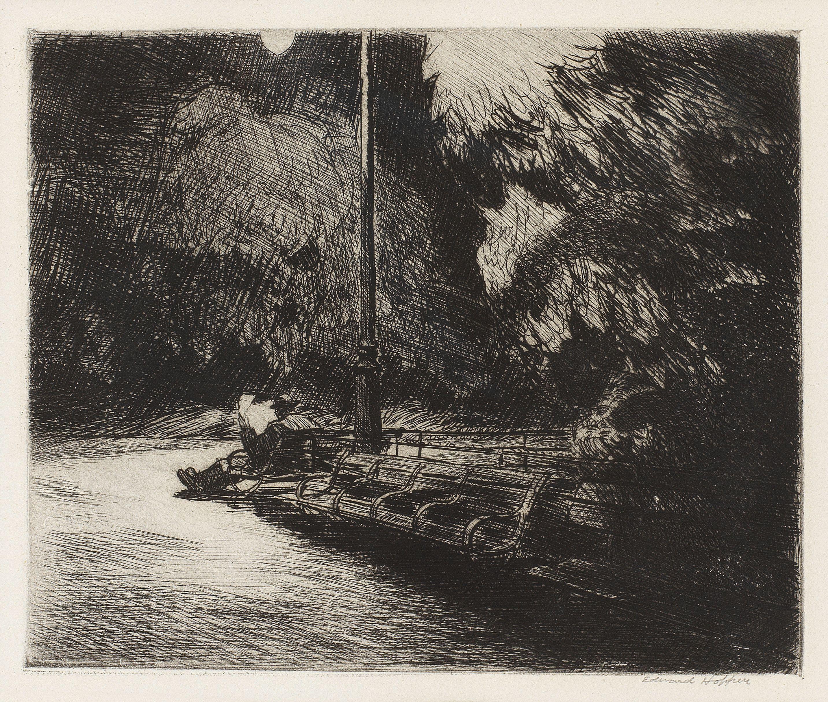 Edward Hopper - Night in the Park