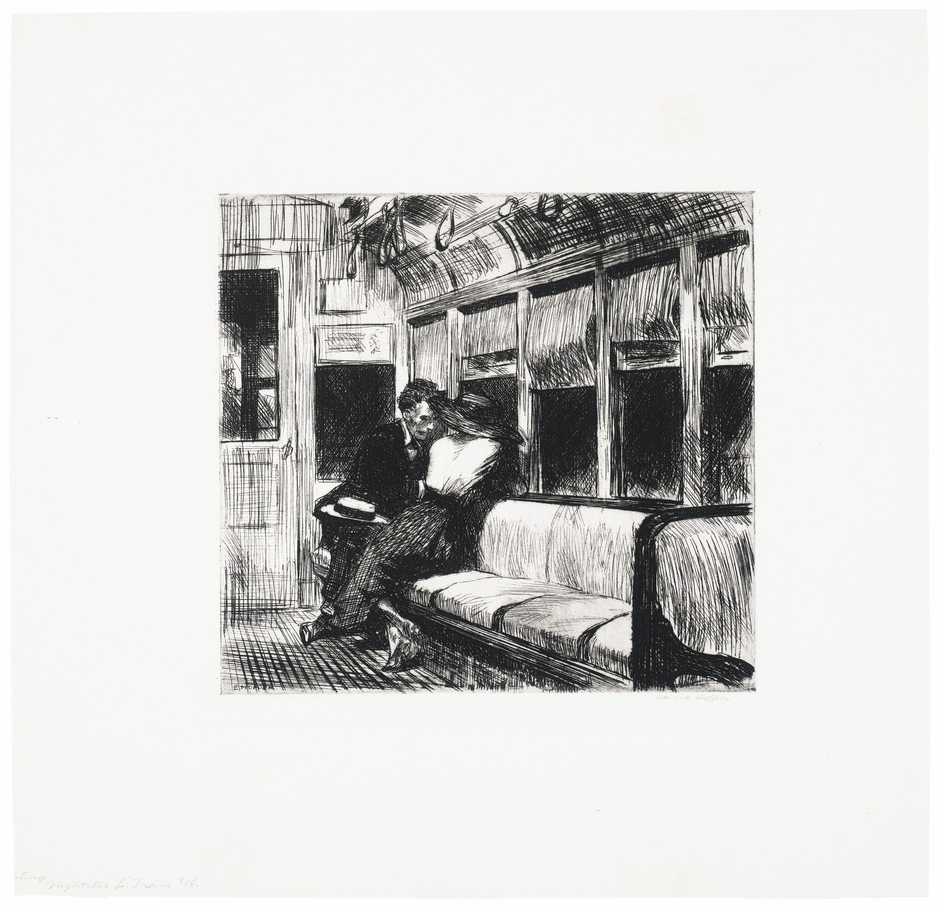 Edward Hopper - Night On The El Train