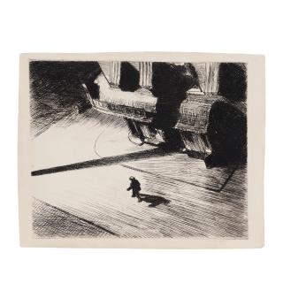 Edward Hopper - Night Shadows, from Six American Etchings (Series I)